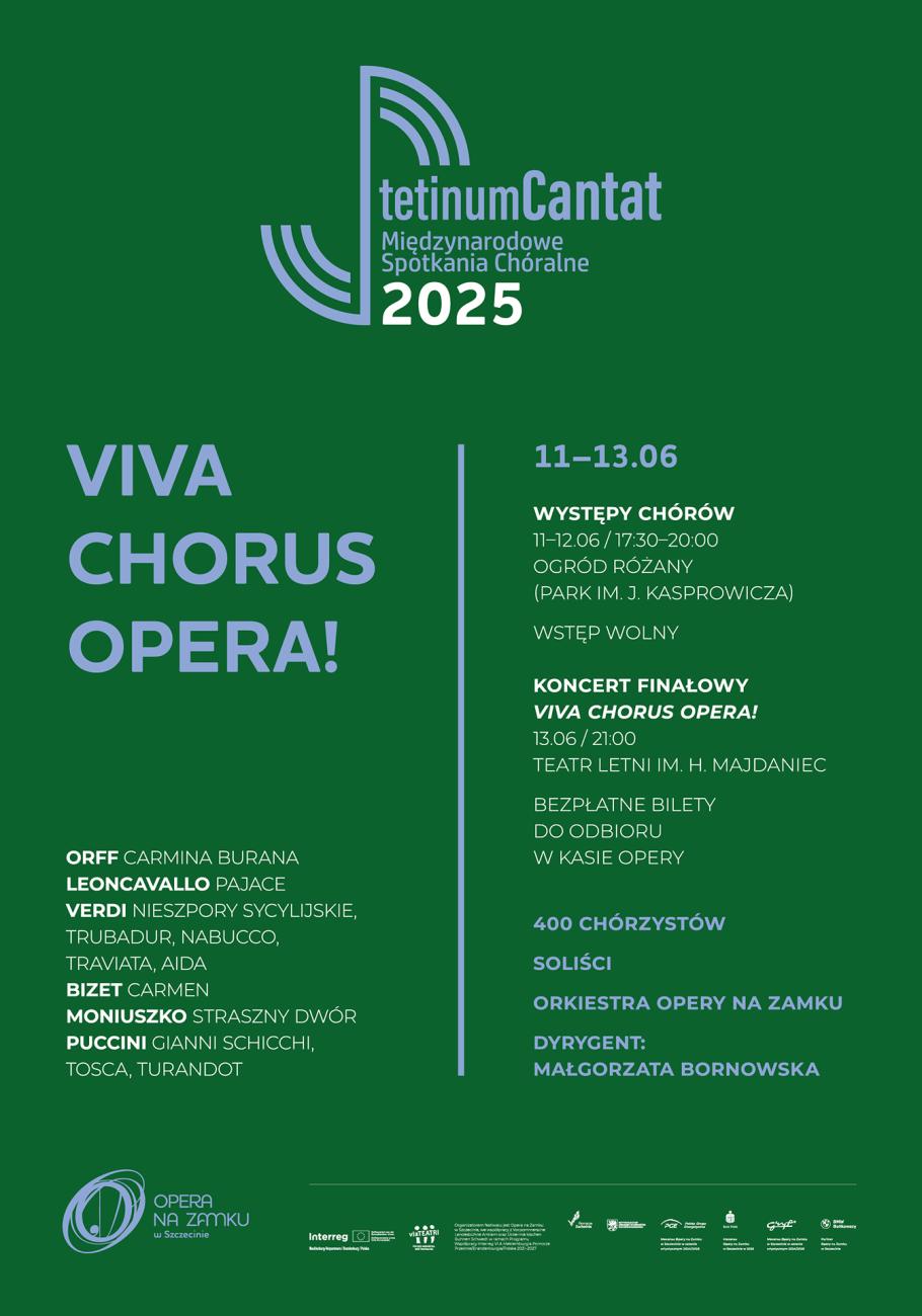 Stetinum Cantat 2025 plakat